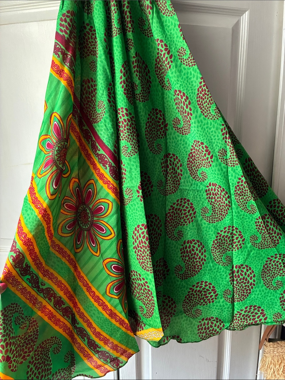JB Halter Maxi Dress with Bold Floral Print - Picture 3 of 5